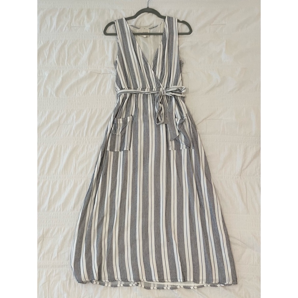 Harper Heritage Striped Midi Dress - Size M